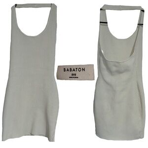 Aritzia / Babaton Sculpt Knit Backless Halter Dress